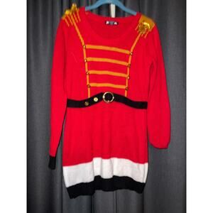 Ugly Christmas Sweater Dress Xmas Size Medium